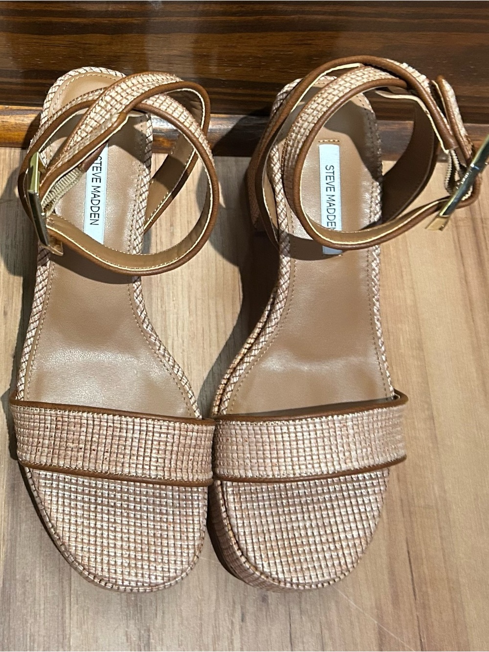 NIB Steve Madden Elida Raffia - Picture 3 of 5